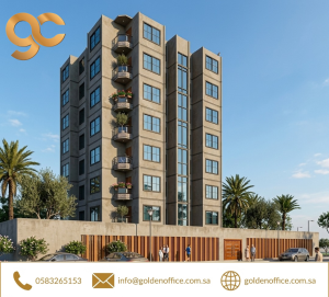 تصميم عمارة سكنية تتكون من 8 ادوار